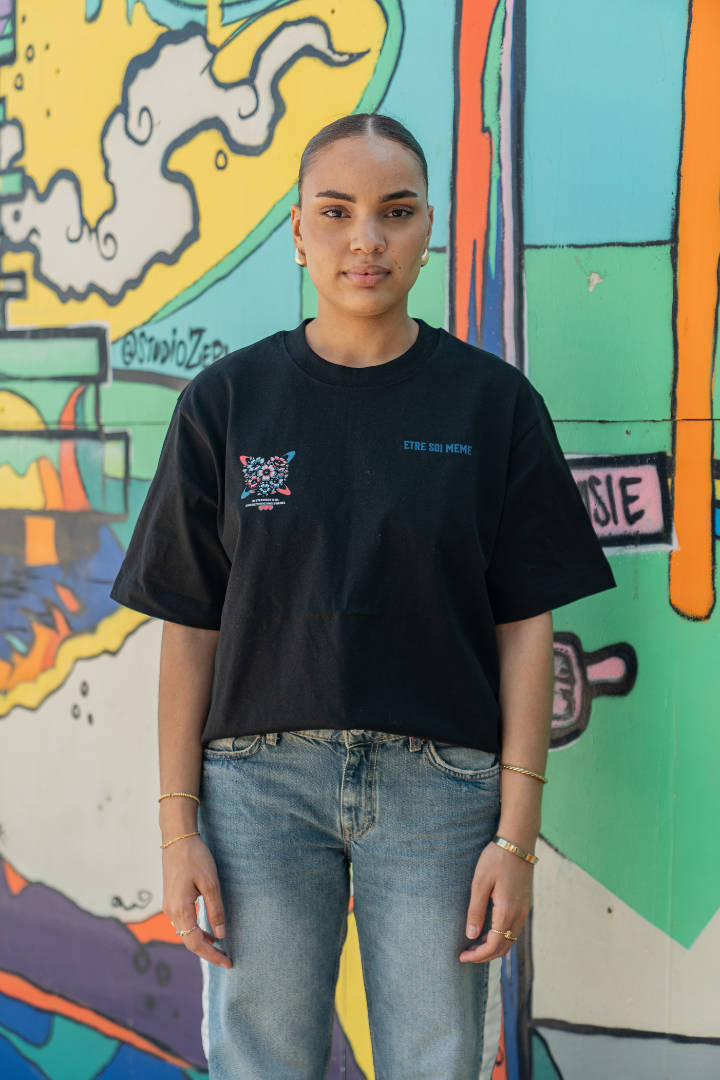 Classic and Comfortable Tee Noir oversized t-shirt