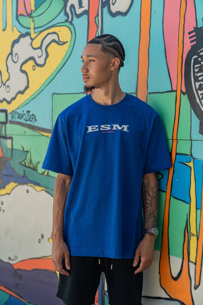 Iconic ESM Tee Ocean Blue oversized t-shirt