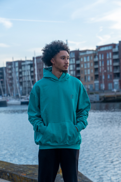 Statement Hoodie Vert Clair