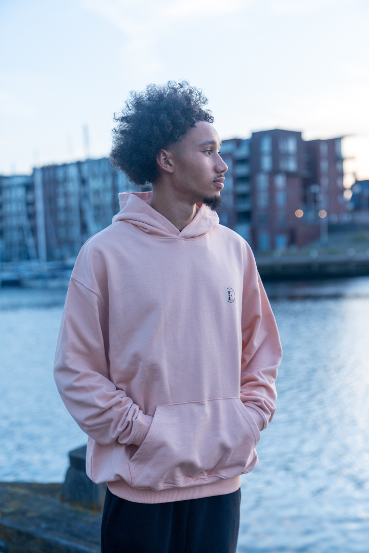 Statement Hoodie Salmon