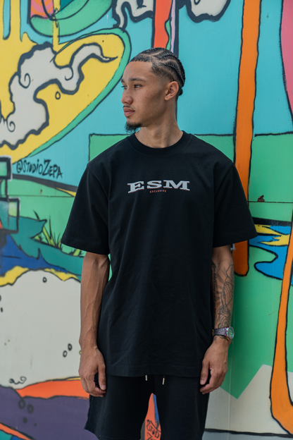 Iconic ESM Tee Noir oversized t-shirt