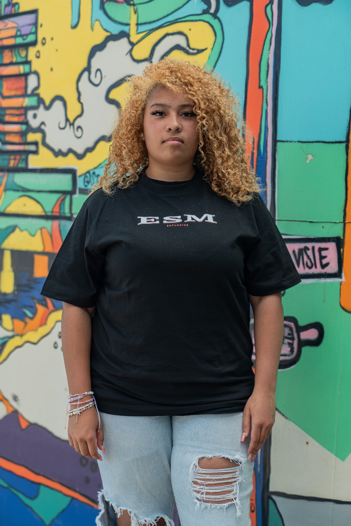 Iconic ESM Tee Noir oversized t-shirt